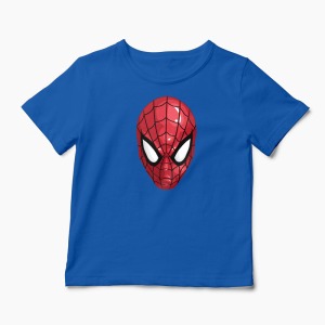 Tricou Mască Spiderman - Copii-Albastru Regal